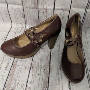 Maurice's heeled bootie style shoes